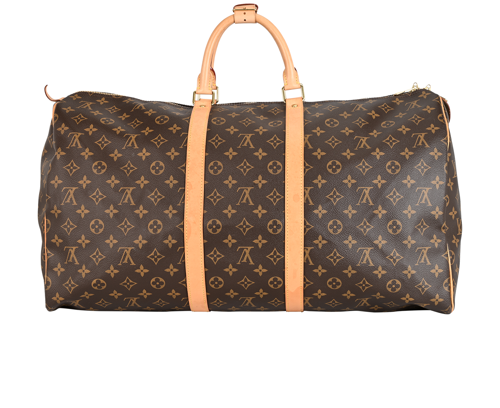 Keepall 55, &pound;820, Handbags, Brown, Canvas, Back view